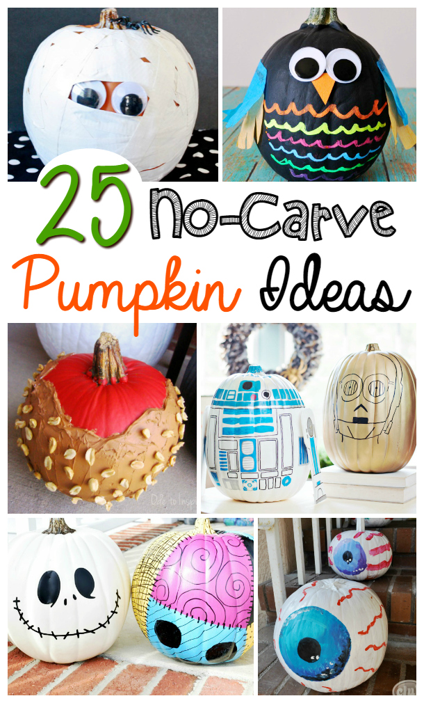25 no-carve pumpkin ideas